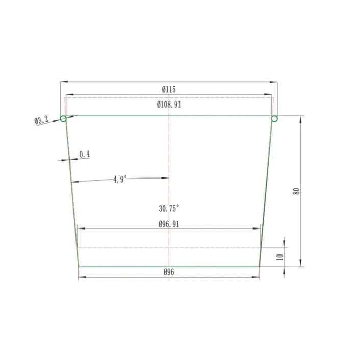 CONTENEDOR CARTON 16 BLANCO x 25 UND