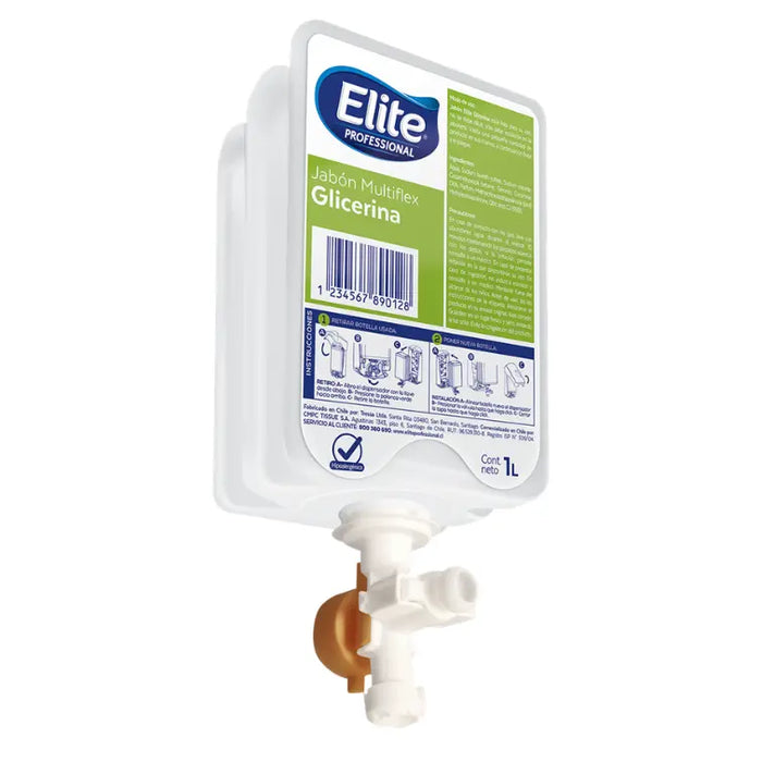 JABON ELITE GLICERINA MULTIFLEX x 1000 ML  1TTCO910005