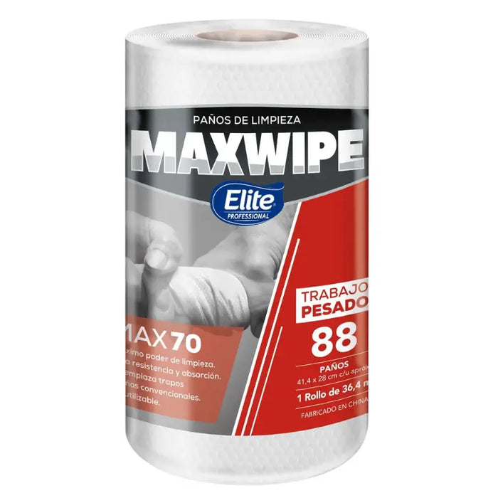 MAXWIPE ELITE ROLLO MAX70 - 88 Paños Blanco 1TTCO615014