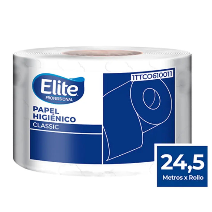 PAPEL HIGIÉNICO ELITE DOBLE HOJA BLANCO x1/30 – 24,5 1TTC0610011