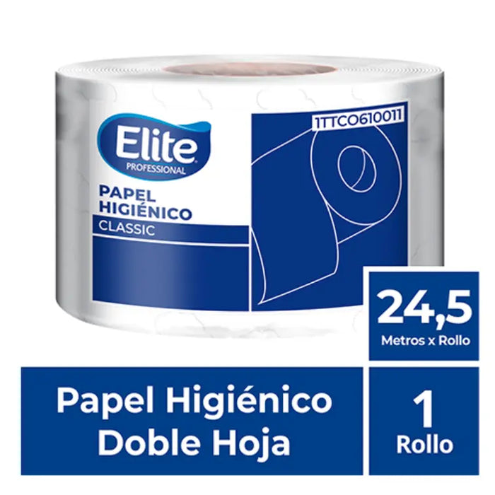 PAPEL HIGIÉNICO ELITE DOBLE HOJA BLANCO x1/30 – 24,5 1TTC0610011