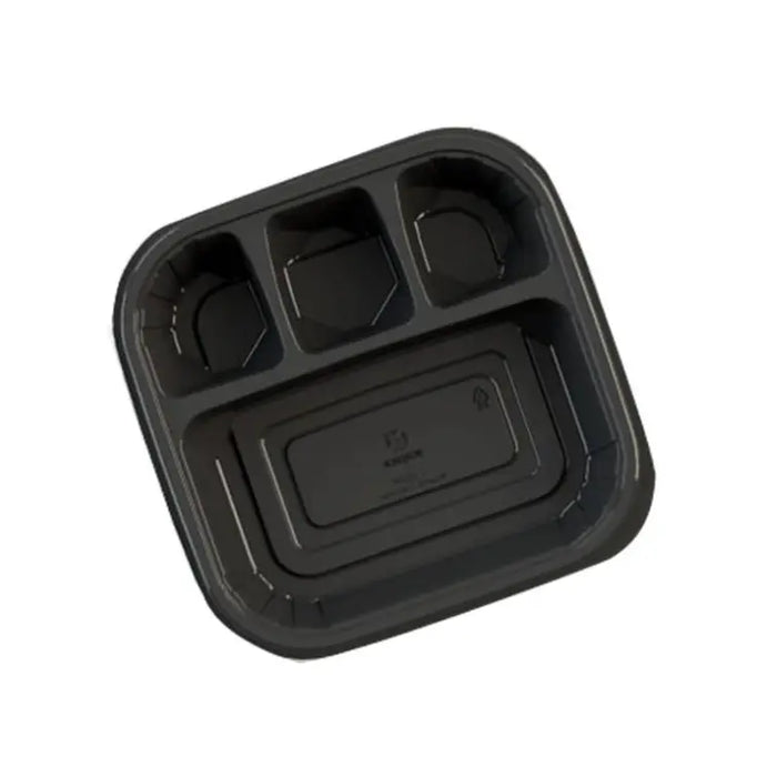 PLATO CUADRADO 4D NEGRO BIOFORM X 50 UN