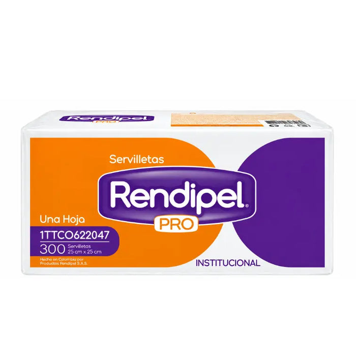 SERVILLETA RENDIPEL PRO UNA HOJA x 300 – 25 x 25 cm  1TTC0622047