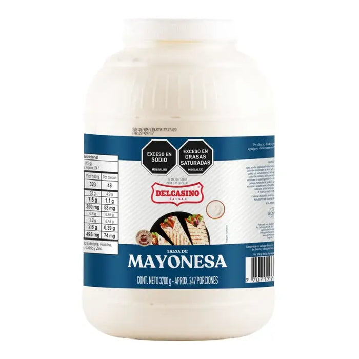SALSA MAYONESA DELCASINO — GALÓN 3.700 G