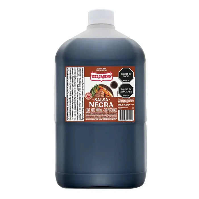 SALSA NEGRA DELCASINO — FRASCO GALÓN 3.800 ML