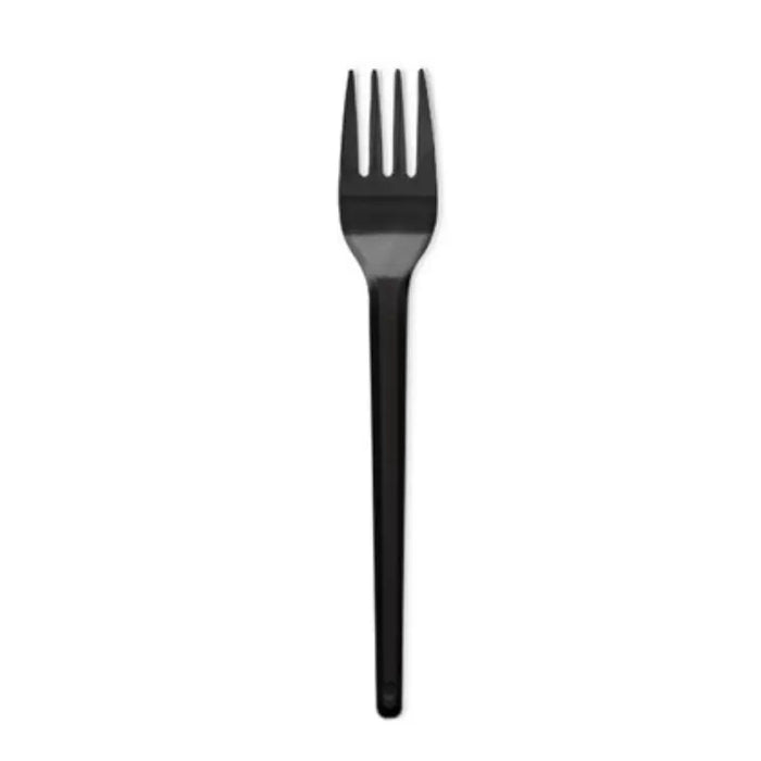 TENEDOR TAMI NEGRO X 100 UN