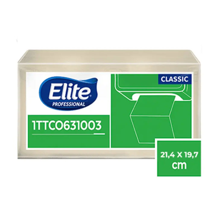 TOALLA ELITE DOBLE HOJA NATURAL ESTÁNDAR 150/24P 1TTC0631003