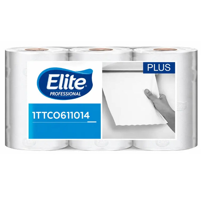 TOALLA ELITE ROLLO DOBLE HOJA BLANCA x3 – 150 mts 1TTCO611014