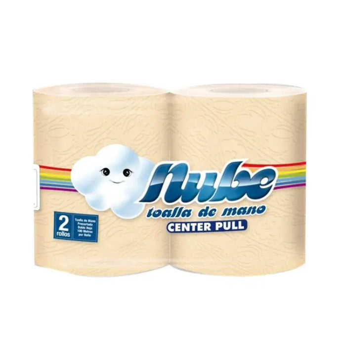 TOALLA ROLLO FLOW NUBE NATURAL X 100M