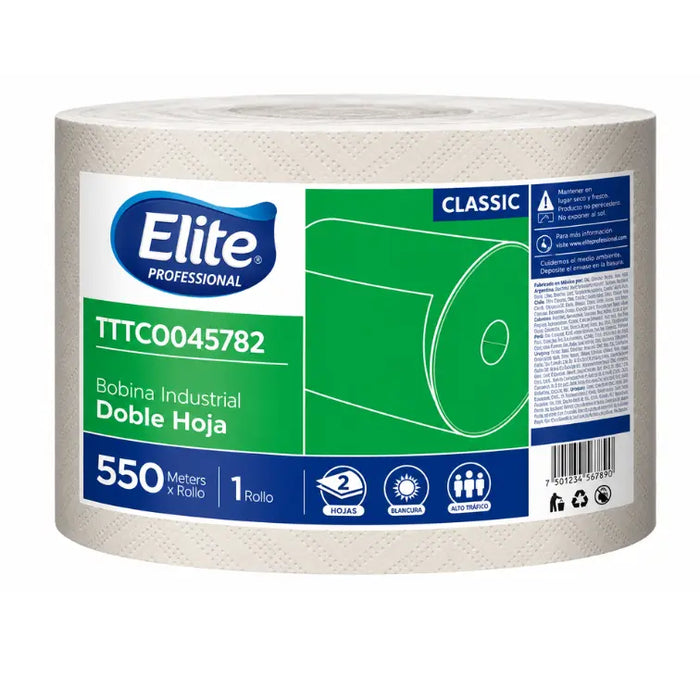 TOALLA ELITE MULTIUSO DH NATURAL x 550 mts 1TTCO045782